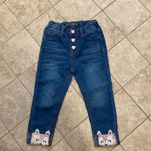 V Gold jeans size 4T